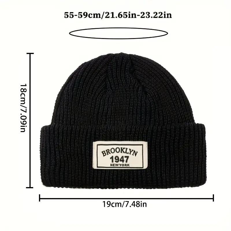 Men's Knitted Fashion Beanie - Image 2
