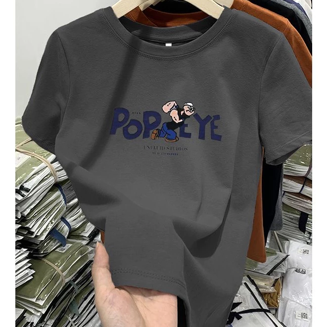 Women's Popeye Graphic Cotton T-Shirt