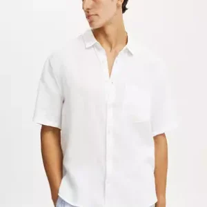 Men's Trendy Short Sleeve Casual Shirt