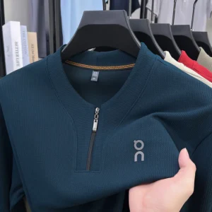 Men's Half-Zip Printed Sweatshirt